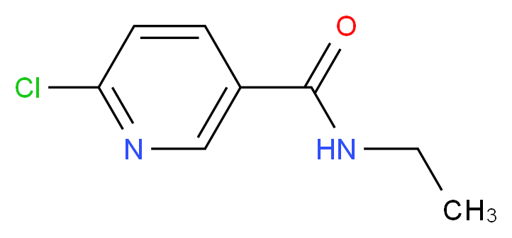 6-chloro-N-ethylpyridine-3-carboxamide_分子结构_CAS_)