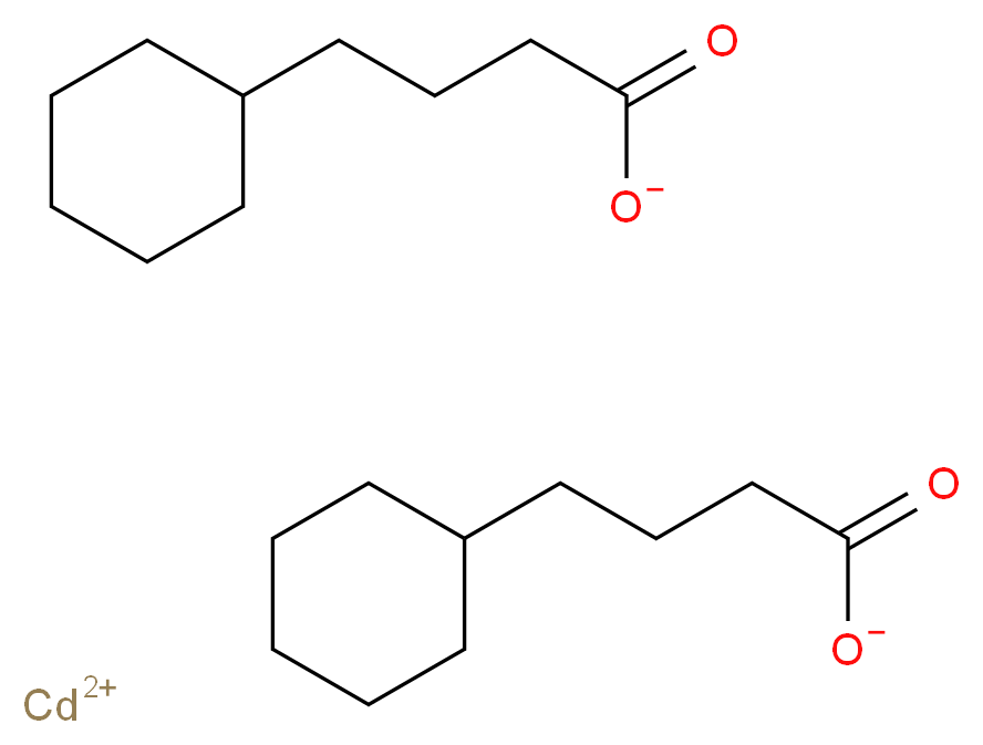 CADMIUM CYCLOHEXANEBUTYRATE, 99%_分子结构_CAS_55700-14-6)