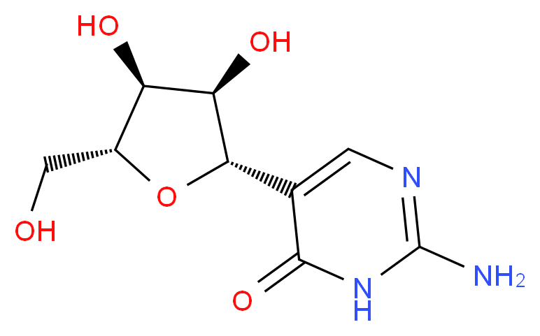 Pseudoisocytidine_分子结构_CAS_57100-18-2)