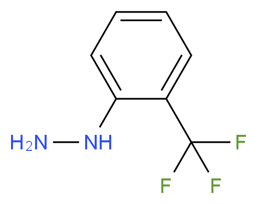 2-(三氟甲基)苯肼_分子结构_CAS_365-34-4)