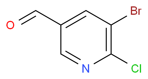 5-bromo-6-chloronicotinaldehyde_分子结构_CAS_71702-00-6)