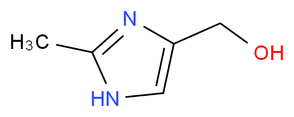 (2-methyl-1H-imidazol-4-yl)methanol_分子结构_CAS_45533-87-7