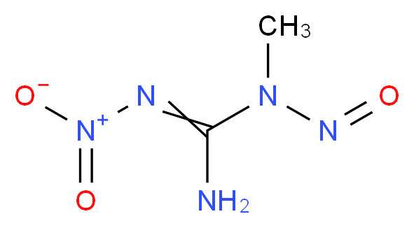 1-methyl-2-nitro-1-nitrosoguanidine_分子结构_CAS_70-25-7