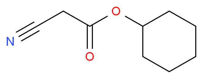 cyclohexyl cyanoacetate_分子结构_CAS_52688-11-6)