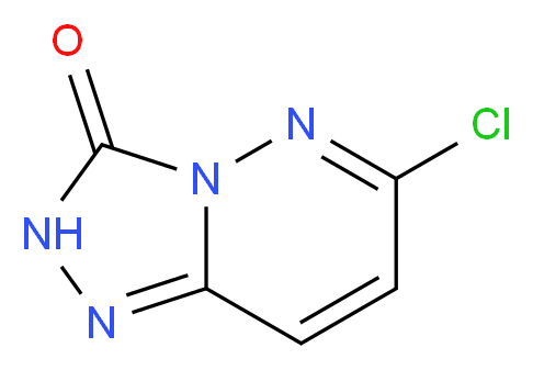 6-chloro-2H,3H-[1,2,4]triazolo[4,3-b]pyridazin-3-one_分子结构_CAS_33050-32-7