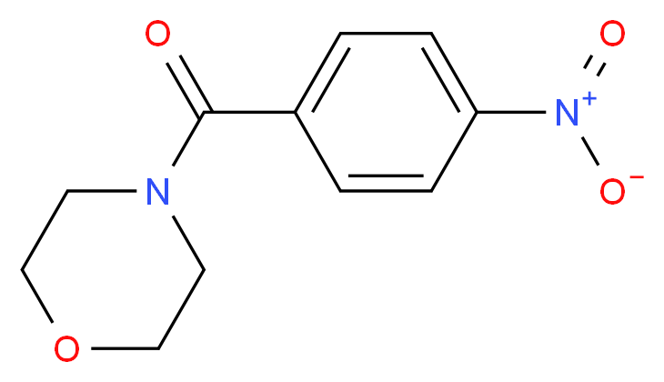 Morpholino(4-nitrophenyl)methanone_分子结构_CAS_5397-76-2)