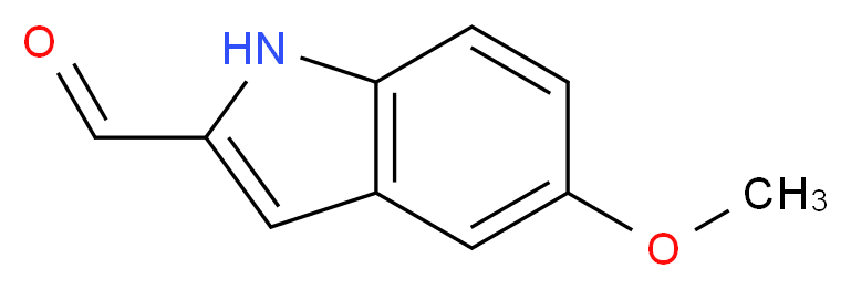 5-methoxy-1H-indole-2-carbaldehyde_分子结构_CAS_21778-81-4