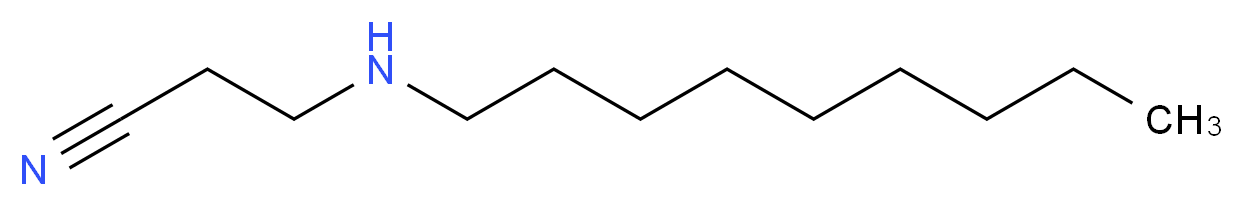 3-(Nonylamino)propionitrile_分子结构_CAS_91564-96-4)