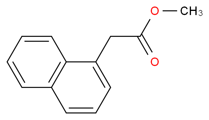 METHYL &alpha;-NAPHTHYLACETATE_分子结构_CAS_2876-78-0)