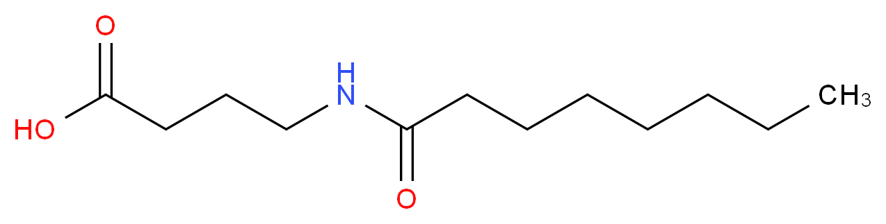 4-octanamidobutanoic acid_分子结构_CAS_)