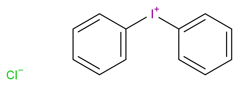 diphenyliodanium chloride_分子结构_CAS_1483-72-3