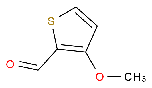 3-methoxythiophene-2-carbaldehyde_分子结构_CAS_35134-07-7