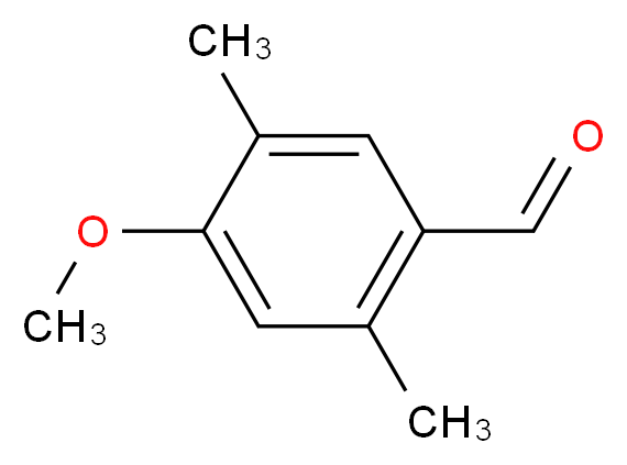 2,5-二甲基-4-甲氧基苯甲醛_分子结构_CAS_6745-75-1)