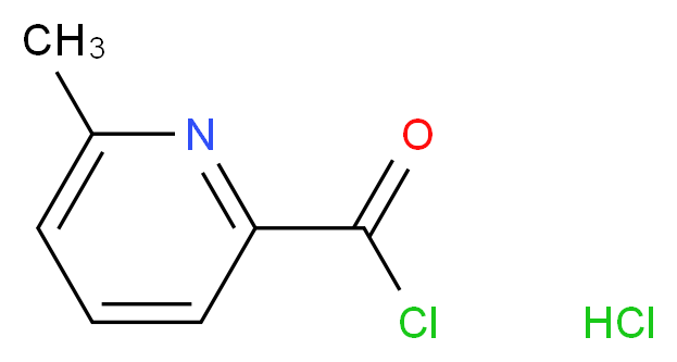 6-Methylpyridine-2-carbonyl chloride hydrochloride_分子结构_CAS_)