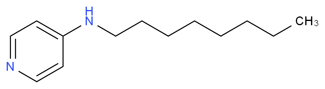 N-Octylpyridin-4-amine_分子结构_CAS_64690-19-3)