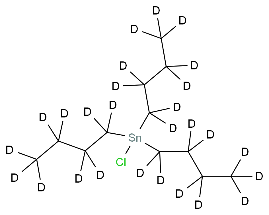 三丁基氯化锡-d27_分子结构_CAS_1257647-76-9)