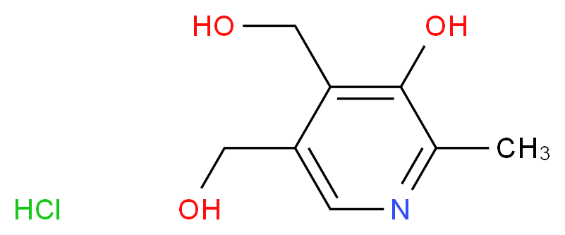 吡哆素 盐酸盐_分子结构_CAS_58-56-0)