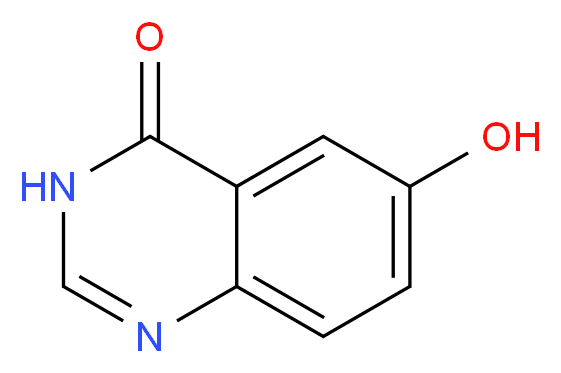 6-hydroxy-3,4-dihydroquinazolin-4-one_分子结构_CAS_16064-10-1