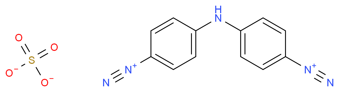 p-DIAZODIPHENYLAMINE SULFATE_分子结构_CAS_27990-92-7)