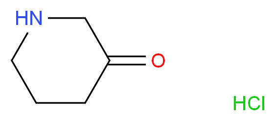 Piperidin-3-one hydrochloride_分子结构_CAS_61644-00-6)