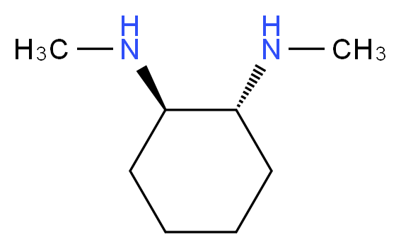 trans-(1R, 2R)-N,N'-Dimethyl-cyclohexane-1,2-diamine_分子结构_CAS_67579-81-1)