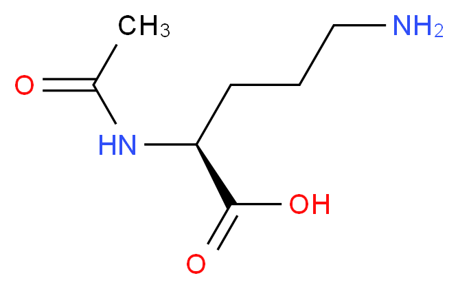 Nα-Acetyl-L-ornithine_分子结构_CAS_6205-08-9)