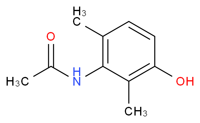 3-Acetamido-2,4-dimethylphenol_分子结构_CAS_100445-95-2)