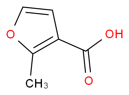 2-methylfuran-3-carboxylic acid_分子结构_CAS_6947-94-0