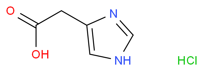 IMIDAZOLEACETIC ACID HYDROCHLORIDE_分子结构_CAS_3251-69-2)