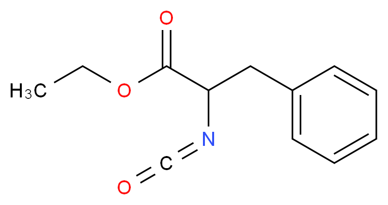 ethyl 2-isocyanato-3-phenylpropanoate_分子结构_CAS_87543-80-4