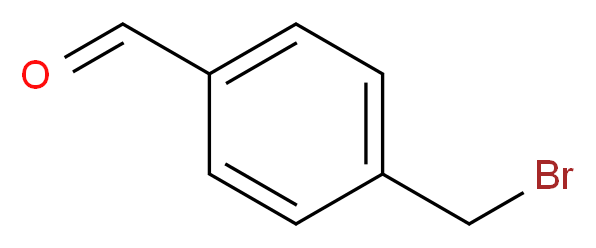 4-(bromomethyl)benzaldehyde_分子结构_CAS_51359-78-5