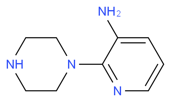 2-Piperazin-1-yl-pyridin-3-ylamine_分子结构_CAS_87394-62-5)