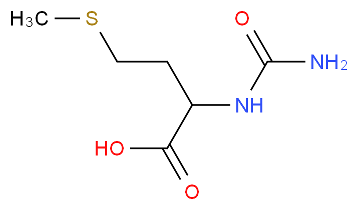 4-Methylsulfanyl-2-ureido-butyric acid_分子结构_CAS_30411-84-8)