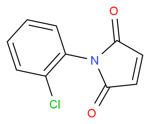 1-(2-Chlorophenyl)-1H-pyrrole-2,5-dione_分子结构_CAS_1203-24-3)