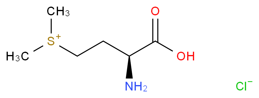 [(3S)-3-amino-3-carboxypropyl]dimethylsulfanium chloride_分子结构_CAS_1115-84-0