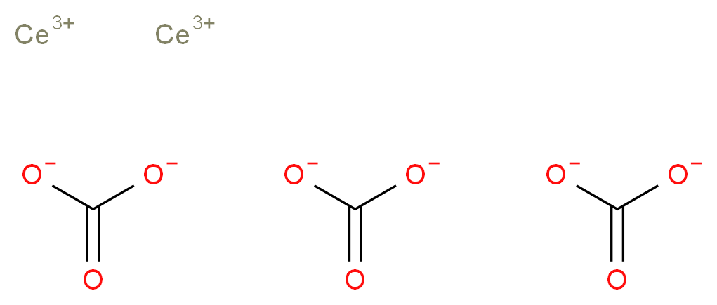 dicerium(3+) ion tricarbonate_分子结构_CAS_54451-25-1