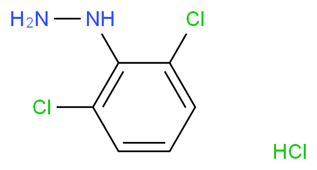 2,6-二氯苯肼 盐酸盐_分子结构_CAS_50709-36-9)