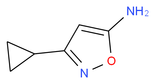 3-cyclopropylisoxazol-5-amine_分子结构_CAS_21080-91-1)