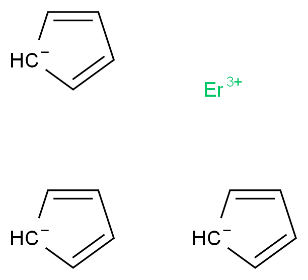 三(环戊二烯)铒(III)_分子结构_CAS_39330-74-0)