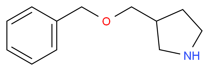 3-[(Benzyloxy)methyl]pyrrolidine_分子结构_CAS_)