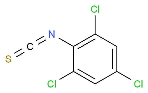 2,4,6-三氯苯基异硫氰酸酯_分子结构_CAS_22134-07-2)