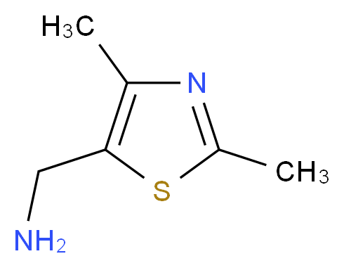 (2,4-dimethyl-1,3-thiazol-5-yl)methanamine_分子结构_CAS_)