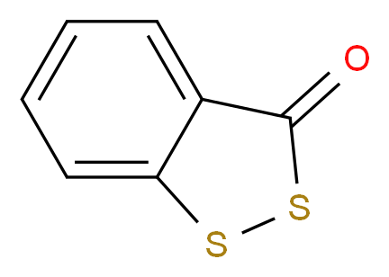 3H-1,2-benzodithiol-3-one_分子结构_CAS_1677-27-6