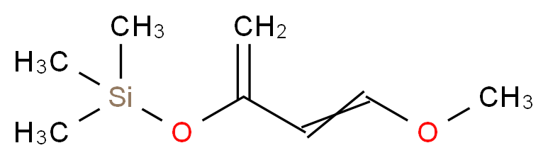 反-1-甲氧基-3-(三甲基硅氧基)-1,3-丁二烯_分子结构_CAS_54125-02-9)