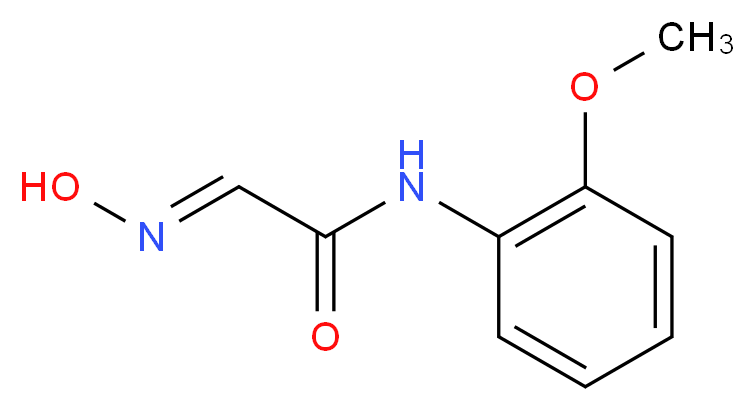 (2E)-2-(Hydroxyimino)-N-(2-methoxyphenyl)acetamide_分子结构_CAS_6335-42-8)