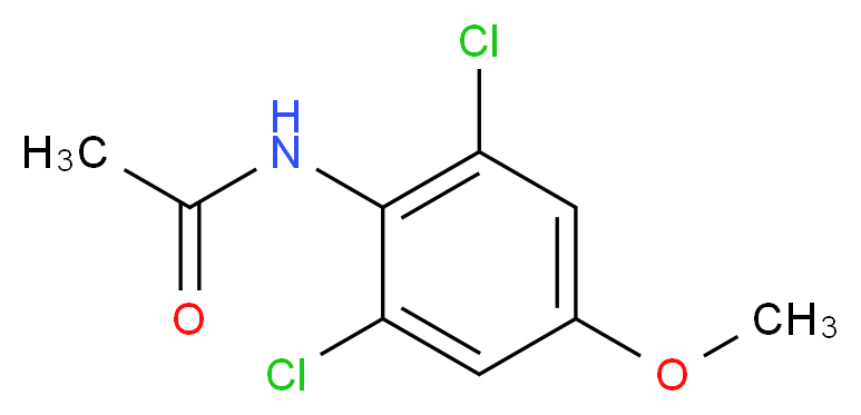 N-(2,6-dichloro-4-methoxyphenyl)acetamide_分子结构_CAS_136099-55-3)