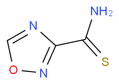1,2,4-oxadiazole-3-carbothioamide_分子结构_CAS_39512-80-6