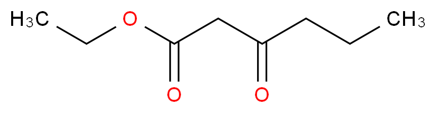 ethyl 3-oxohexanoate_分子结构_CAS_3249-68-1