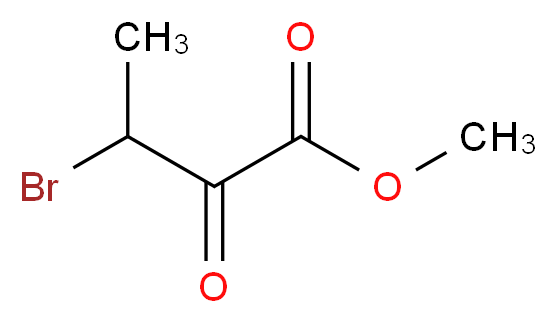 methyl 3-bromo-2-oxobutanoate_分子结构_CAS_34329-73-2