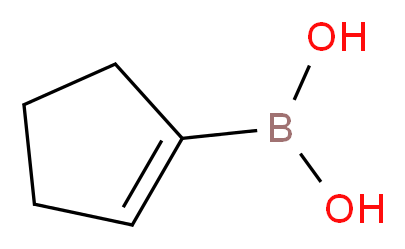 Cyclopent-1-en-1-ylboronic acid_分子结构_CAS_850036-28-1)